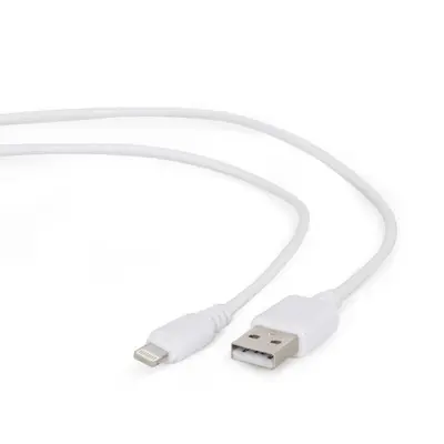Кабель Cablexpert USB - Lightning (M/M), білий, 2 м (CC-USB2-AMLM-2M-W) Кабель Cablexpert USB - Lightning (M/M), білий, 2 м (CC-USB2-AMLM-2M-W)