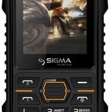 Мобільний телефон Sigma mobile X-treme AZ68 Dual Sim Black/Orange