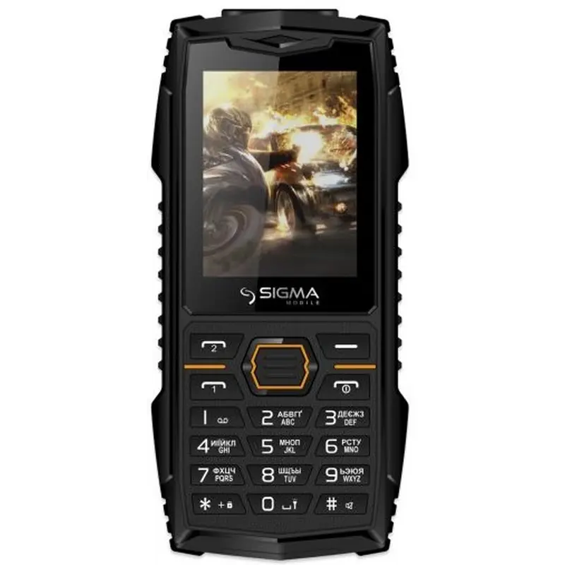 Мобільний телефон Sigma mobile X-treme AZ68 Dual Sim Black/Orange Мобільний телефон Sigma mobile X-treme AZ68 Dual Sim Black/Orange