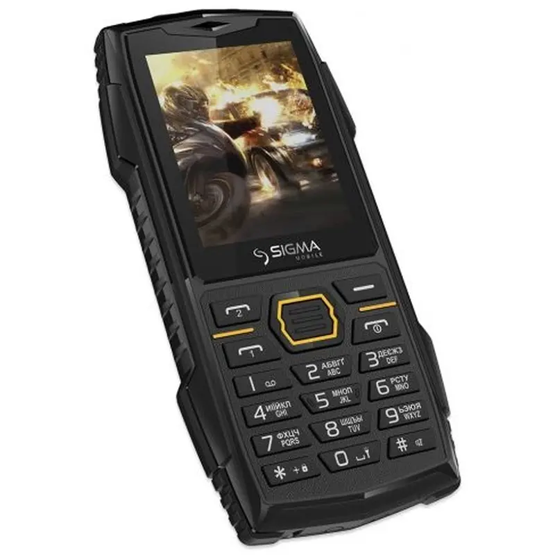 Мобільний телефон Sigma mobile X-treme AZ68 Dual Sim Black/Orange Мобільний телефон Sigma mobile X-treme AZ68 Dual Sim Black/Orange