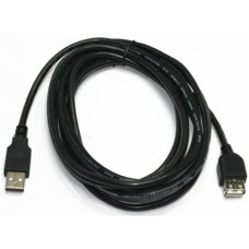 Кабель Cablexpert USB - USB V 2.0 (M/F), подовжувач, 1.8 м, чорний (CCP-USB2-AMAF-6)