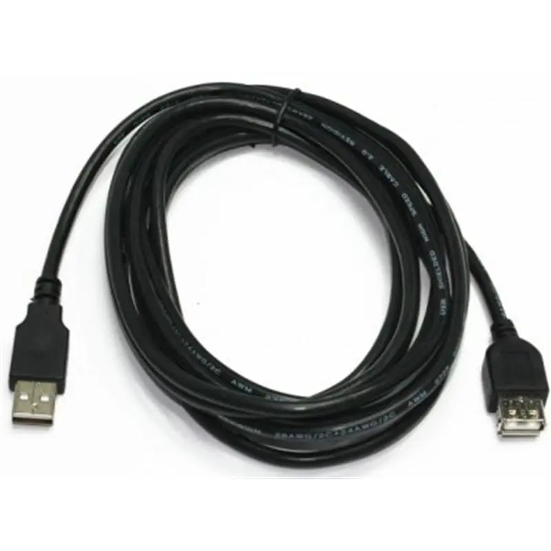 Кабель Cablexpert USB - USB V 2.0 (M/F), подовжувач, 1.8 м, чорний (CCP-USB2-AMAF-6) Кабель Cablexpert USB - USB V 2.0 (M/F), подовжувач, 1.8 м, чорний (CCP-USB2-AMAF-6)