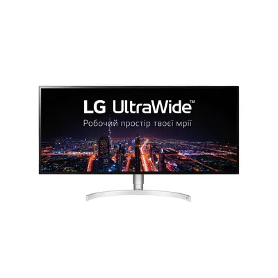 Монітор LG 34" UltraWide 34WK95U-W IPS White/Silver
