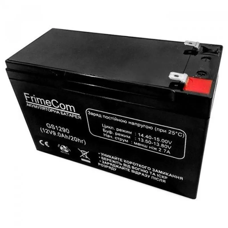 Акумуляторна батарея FrimeCom 12V 9AH (GS1290) AGM Акумуляторна батарея FrimeCom 12V 9AH (GS1290) AGM