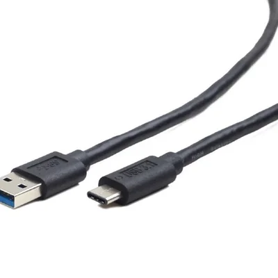 Кабель Cablexpert USB - USB Type-C V 3.0 (M/M), 1 м, преміум, чорний (CCP-USB3-AMCM-1M)