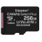 Карта пам`яті MicroSDXC 256GB UHS-I/U3 Class 10 Kingston Canvas Select Plus R100/W85MB/s (SDCS2/256GBSP)