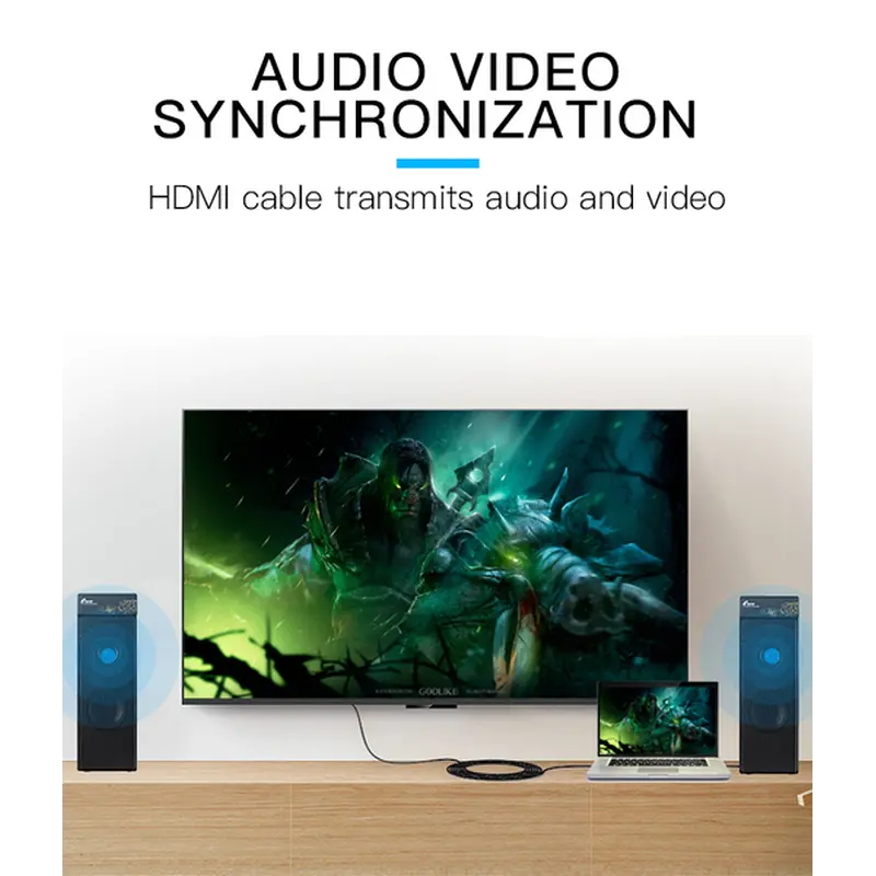 Кабель Vention HDMI - HDMI V2.0 (M/M), 3 м, чорний (VAA-M02-B300) Кабель Vention HDMI - HDMI V2.0 (M/M), 3 м, чорний (VAA-M02-B300)