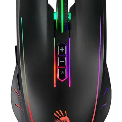 Миша A4Tech Q81 Bloody Neon XGlide Curve Black
