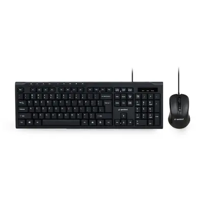 Комплект (клавіатура + мишка) Gembird KBS-UM-03-UA Black USB