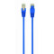 Патч-корд FTP Cablexpert (PP22-0.5M/B) cat.5Е, литий, 50u штекер із засувкою, 0.5м, синій