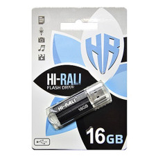 Флеш-накопичувач USB 16GB Hi-Rali Corsair Series Black (HI-16GBCORBK)