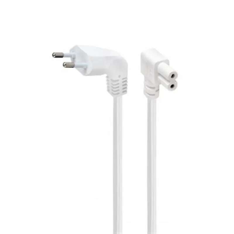 Кабель живлення Cablexpert (PC-184L-VDE-2.5M-W) CEE7/16-C7, кутовий, 2.5 м, білий Кабель живлення Cablexpert (PC-184L-VDE-2.5M-W) CEE7/16-C7, кутовий, 2.5 м, білий