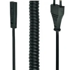 Кабель живлення Cablexpert (PC-C1-VDE-1.8M) CEE7/16-C7, 1.8 м, чорний (для електробритв)