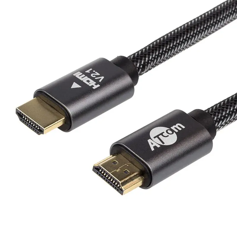 Кабель Atcom Premium HDMI - HDMI V 2.1 (M/M), 4К, 5 м, Black (AT23785) пакет Кабель Atcom Premium HDMI - HDMI V 2.1 (M/M), 4К, 5 м, Black (AT23785) пакет