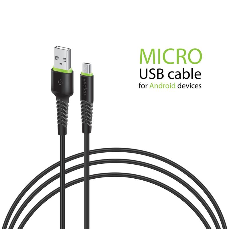 Кабель Intaleo CBFLEXM1 USB - micro USB (M/M), 1.2 м, Black (1283126487453)