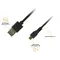 Кабель Piko USB - micro USB V 2.0 (M/M), реверсивний, 1 м, Black (1283126474101)