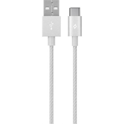 Кабель Ttec AlumiCable USB - USB Type-C (M/M), 1.2 м, Silver (2DK18G)