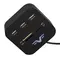 Концентратор USB 2.0 Frime 3хUSB2.0, SD, MS, TF Black (FHC-AllinOne3p2B)
