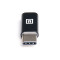 Адаптер REAL-EL micro USB - USB Type-C (F/M), Black (EL123500018)