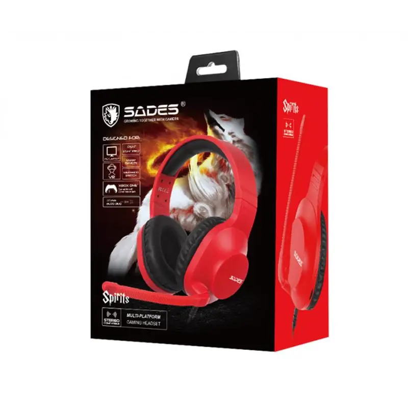 Гарнітура Sades SA-721 Spirits Red (sa721rdj) Гарнітура Sades SA-721 Spirits Red (sa721rdj)