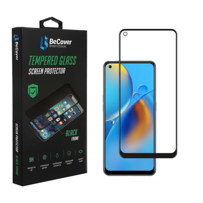 Захисне скло BeCover для Oppo A74 4G Black (706656)