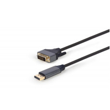 Кабель Cablexpert DisplayPort - DVI (M/M), 1.8 м, Black (CC-DPM-DVIM-4K-6)