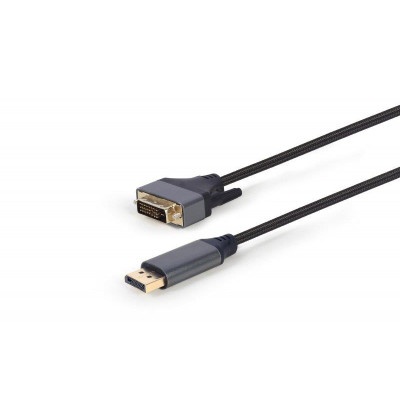 Кабель Cablexpert DisplayPort - DVI (M/M), 1.8 м, Black (CC-DPM-DVIM-4K-6)