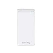 Універсальна мобільна батарея ColorWay Slim PD 10000mAh White (CW-PB100LPG3WT-PD)
