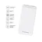 Універсальна мобільна батарея ColorWay Slim PD 10000mAh White (CW-PB100LPG3WT-PD) Універсальна мобільна батарея ColorWay Slim PD 10000mAh White (CW-PB100LPG3WT-PD)