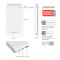 Універсальна мобільна батарея ColorWay Slim PD 10000mAh White (CW-PB100LPG3WT-PD)