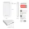 Універсальна мобільна батарея ColorWay Slim PD 10000mAh White (CW-PB100LPG3WT-PD) Універсальна мобільна батарея ColorWay Slim PD 10000mAh White (CW-PB100LPG3WT-PD)
