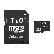 Карта пам`яті MicroSDHC 4GB Class 10 T&G + SD-adapter (TG-4GBSDCL10-01)