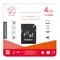 Карта пам`яті MicroSDHC 4GB Class 10 T&G + SD-adapter (TG-4GBSDCL10-01)