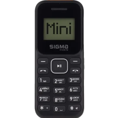 Мобiльний телефон Sigma mobile X-style 14 Mini Dual Sim BlackBlack/Orange