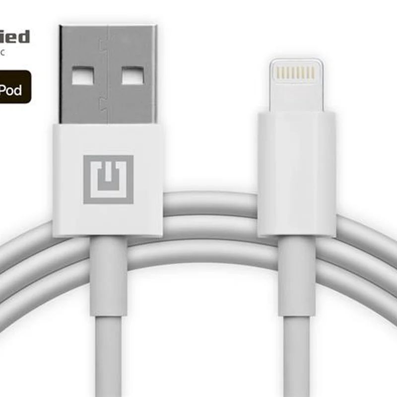 Кабель REAL-EL USB - Lightning (M/M), 1 м, White (4743304104666)