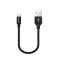 Кабель ColorWay USB-Type-C 2.4А, 0.25м, Black (CW-CBUC048-BK)