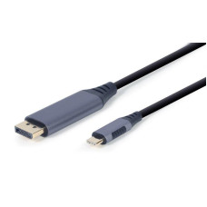 Кабель Cablexpert (CC-USB3C-DPF-01-6) USB-С-DisplayPort, 4K 60Hz, 1.8 м, Black