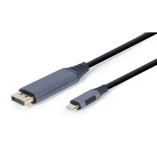 Кабель Cablexpert (CC-USB3C-DPF-01-6) USB-С-DisplayPort, 4K 60Hz, 1.8 м, Black