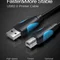 Кабель для принтера Vention USB - USB Type-B (M/M), 2 м, Black (VAS-A16-B200)