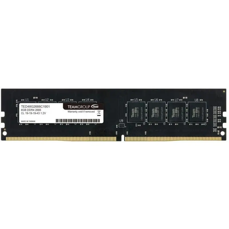 Модуль пам`яті DDR4 8GB/2666 Team Elite (TED48G2666C1901)