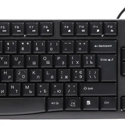 Клавіатура A4Tech KR-750 Ukr Black