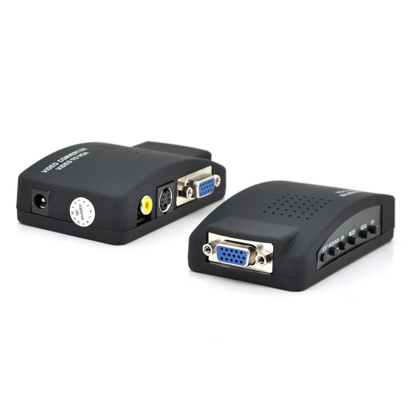 Адаптер Voltronic VGA - VGA+S-Video+RCA (F/F), Black (YT-C-S-Video(IN)/VGA(OUT)/05931)