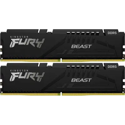 Модуль пам`яті DDR5 2x16GB/5200 Kingston Fury Beast Black (KF552C36BBEK2-32)