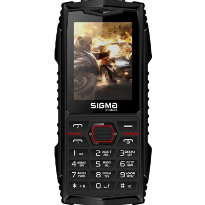 Мобільний телефон Sigma mobile X-treme AZ68 Dual Sim Black/Red