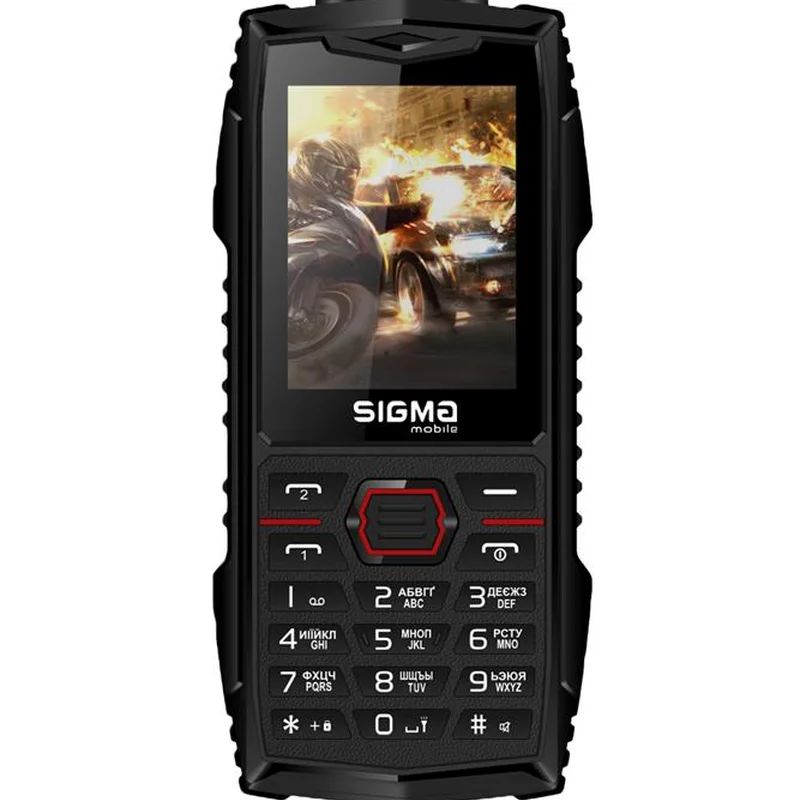 Мобільний телефон Sigma mobile X-treme AZ68 Dual Sim Black/Red