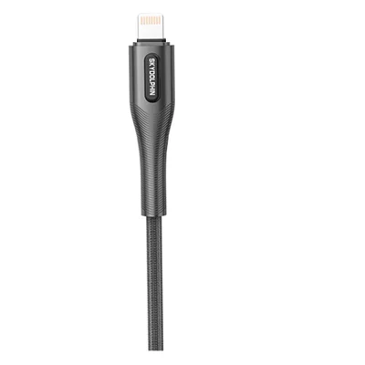 Кабель SkyDolphin S01L USB - Lightning (M/M), 1 м, Black (USB-000581)