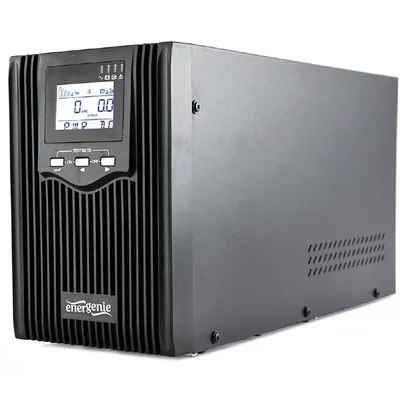 Джерело безперебійного живлення EnerGenie EG-UPS-PS2000-01 2000VA, Line Int., AVR, 3xIEC, метал