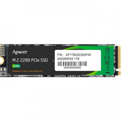 Накопичувач SSD 1TB Apacer AS2280P4X M.2 PCIe 3.0 3D TLC (AP1TBAS2280P4X-1)