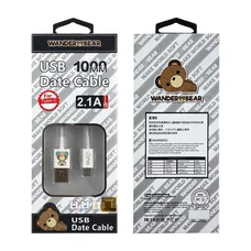 Кабель XoKo WanderBear USB - USB Type-C (M/M), 1 м, White (SC-007a)