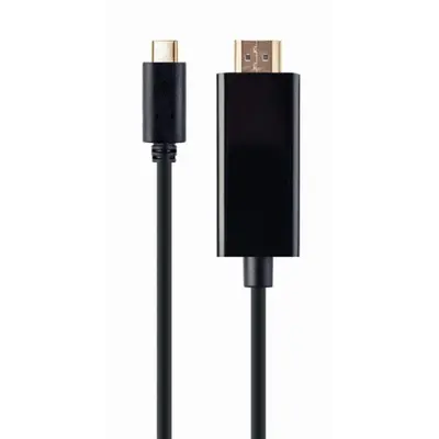Кабель Cablexpert USB Type-C - HDMI (M/M), 2 м, чорний (A-CM-HDMIM-01) Кабель Cablexpert USB Type-C - HDMI (M/M), 2 м, чорний (A-CM-HDMIM-01)